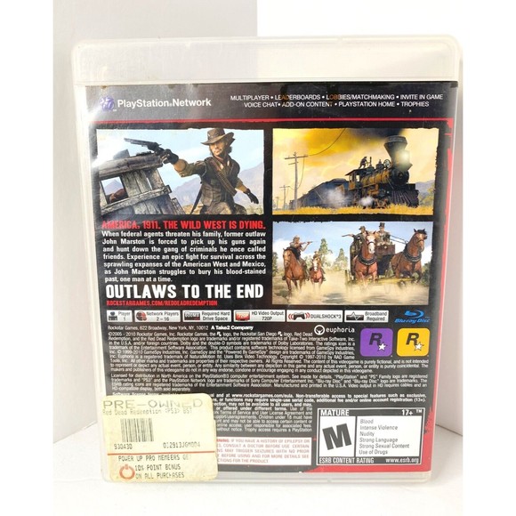 Red Dead Redemption Standard (Sony PlayStation 3, 2010) - Picture 2 of 6